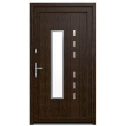 Chene foncé- Porte PVC IGLO5